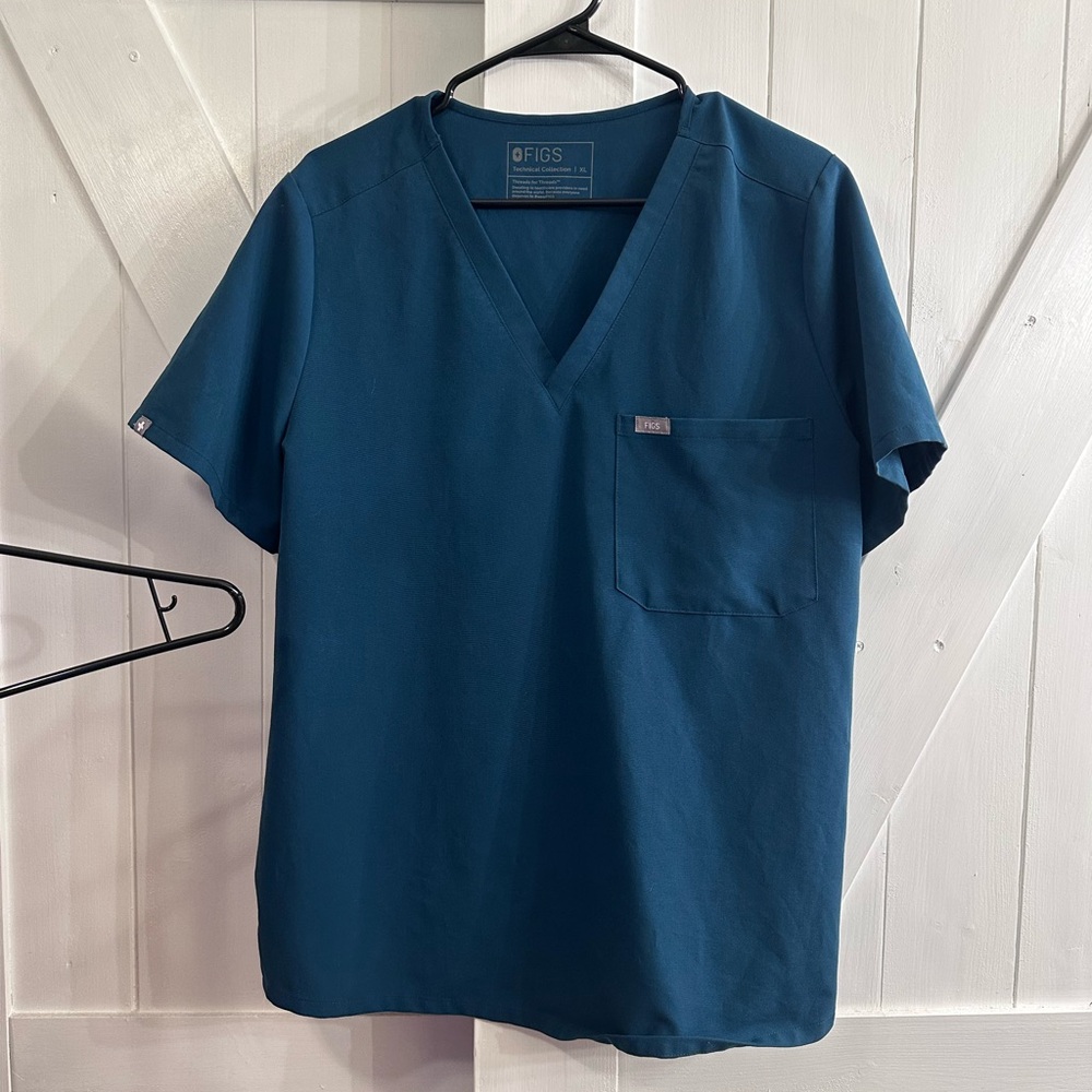 FIGS XL Catarina and XL Zamora- Caribbean blue